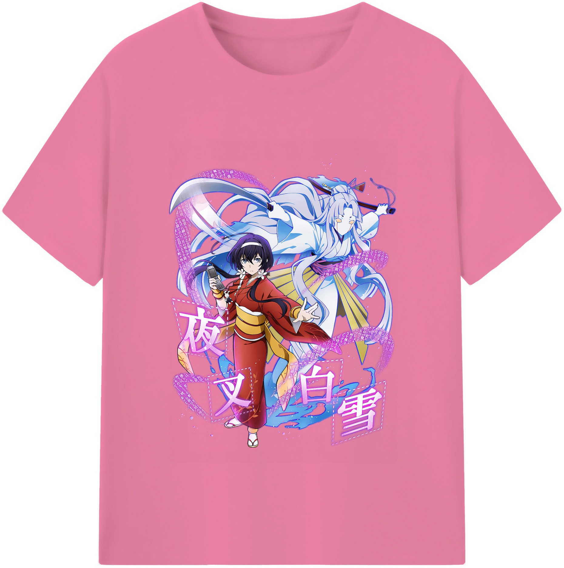 （画像用） 文豪ストレイドッグス Bungo Stray Dogs 綿100％半袖Tシャツ（フロントプリント）